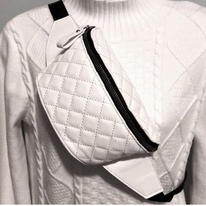 NWT White Chest/Waist Bag